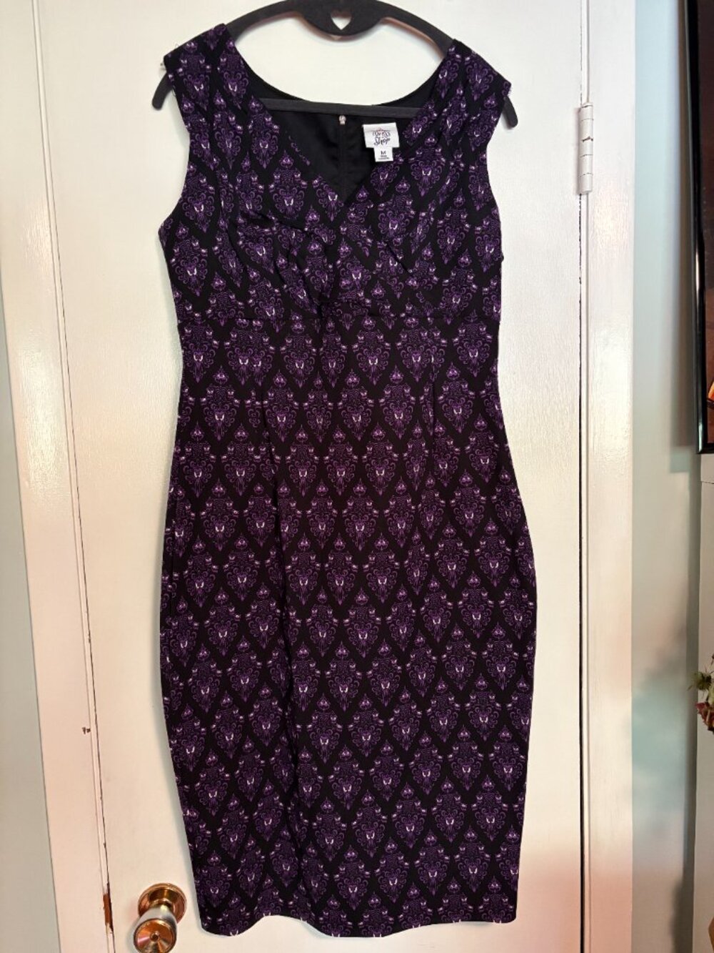 Disney Dress Shop Haunted Mansion Wiggle Pencil Dress Sz M